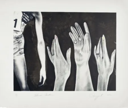 Lithografie Rosenquist - Flower Garden