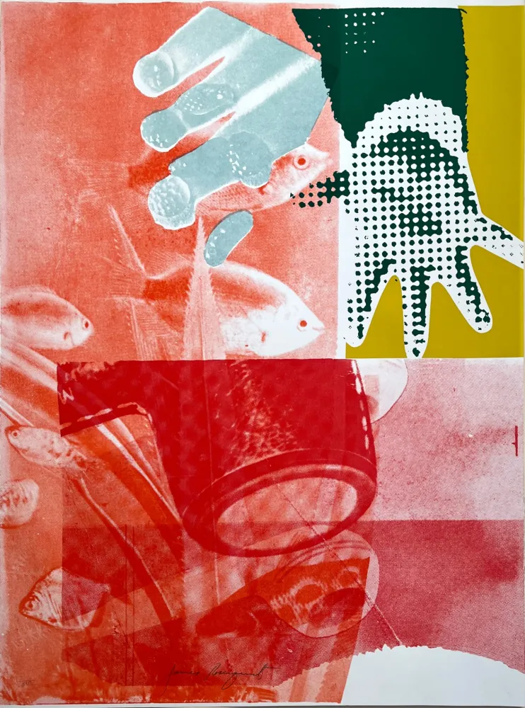 Zeefdruk Rosenquist - For Love