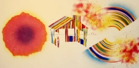 Ets En Aquatint Rosenquist - Hot Lake (State I)