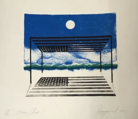 Lithografie Rosenquist - Moon box