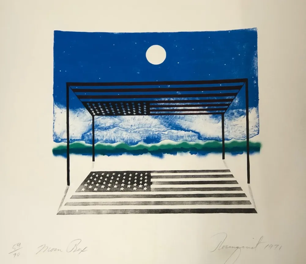 Lithografie Rosenquist - Moon box