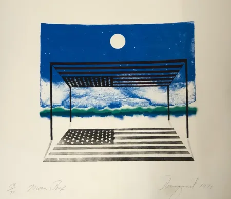 Lithografie Rosenquist - Moon box