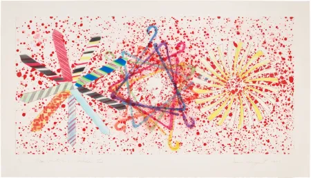 Ets En Aquatint Rosenquist - More Points on a Bachelor's Tie
