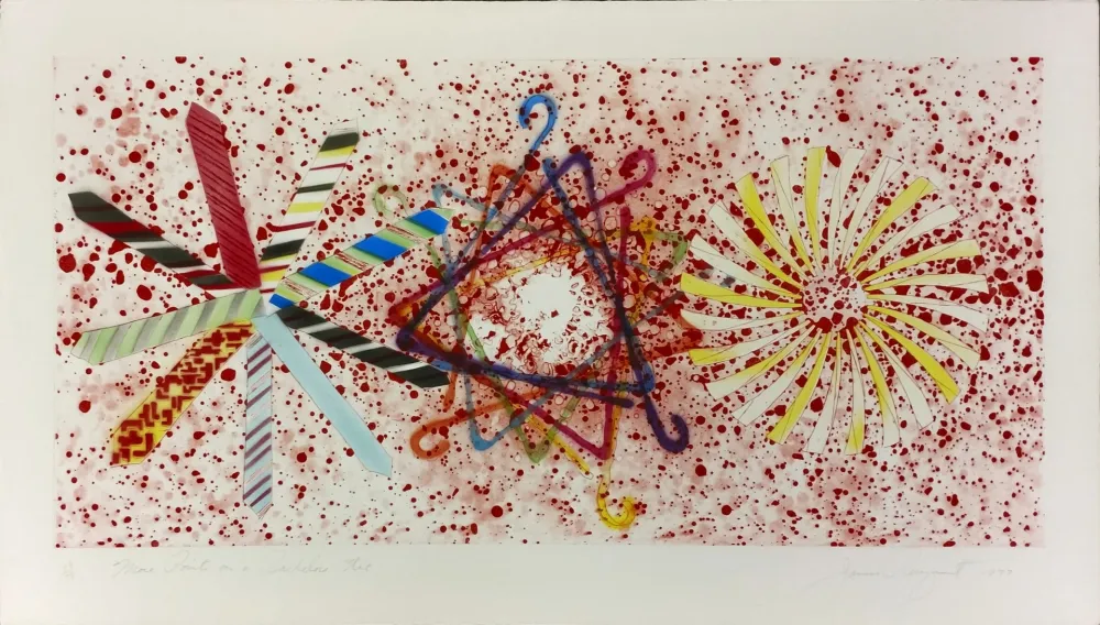 Ets En Aquatint Rosenquist - MORE POINTS ON A BACHELOR'S TIE