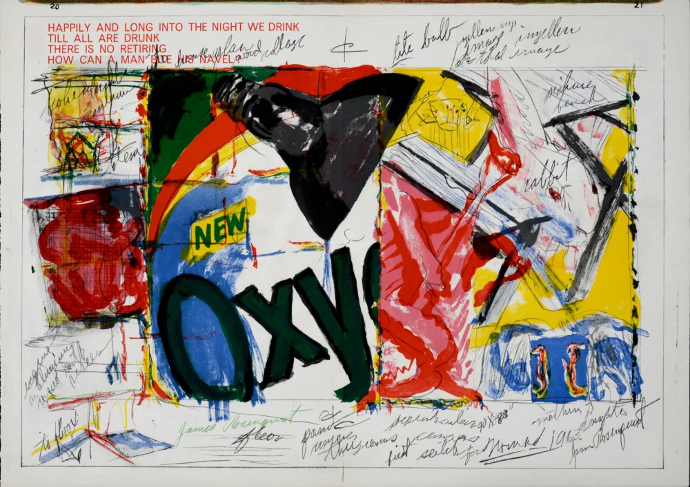Lithografie Rosenquist - One Cent Life : Oxy, 1964