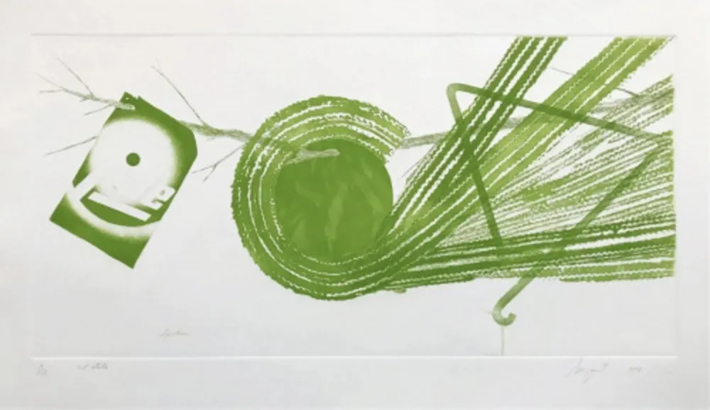 Ets En Aquatint Rosenquist - SPOKES