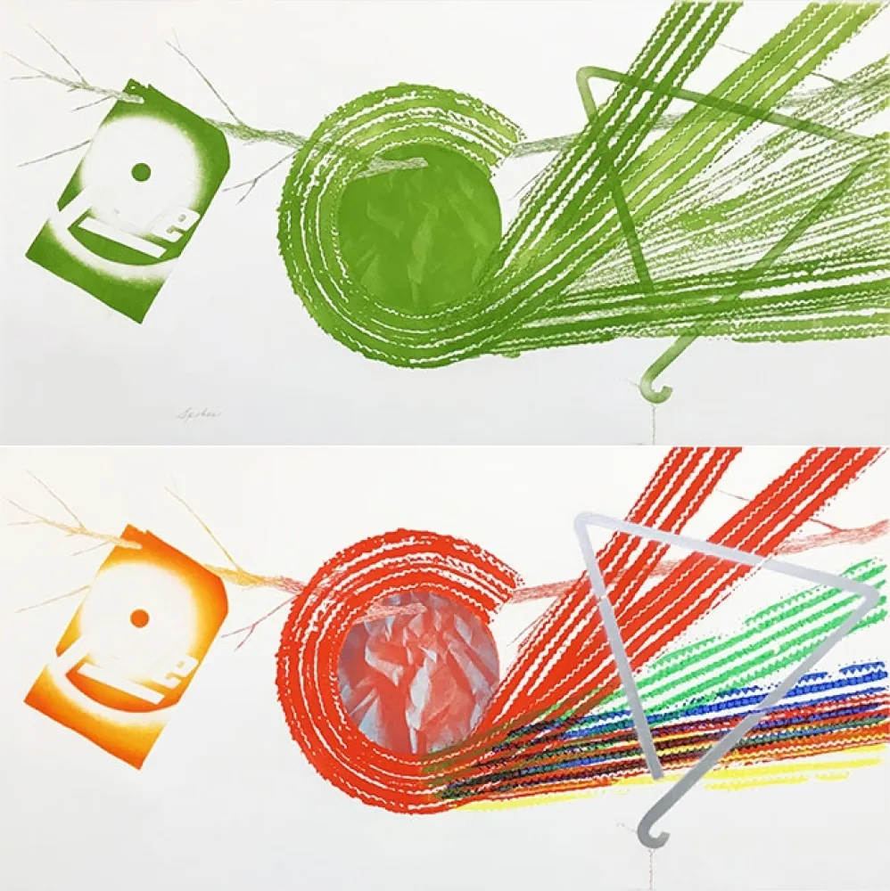 Ets En Aquatint Rosenquist - SPOKES AND SPOKES: 2 STATE