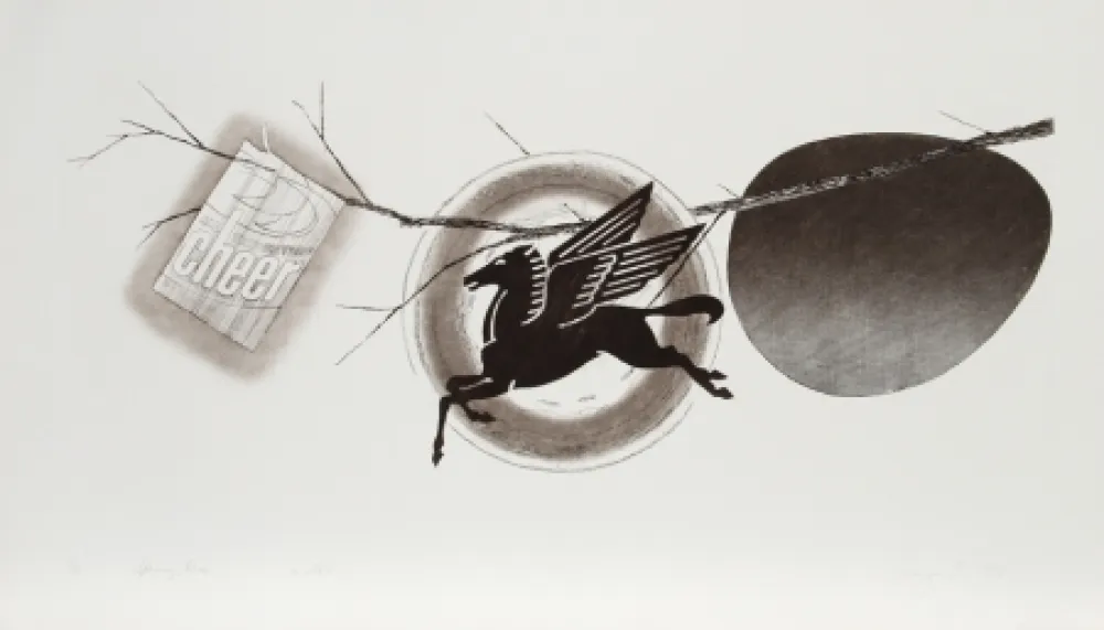 Ets En Aquatint Rosenquist - Spring Cheer (2nd State)