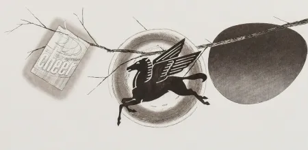 Ets En Aquatint Rosenquist - Spring cheer (second state)