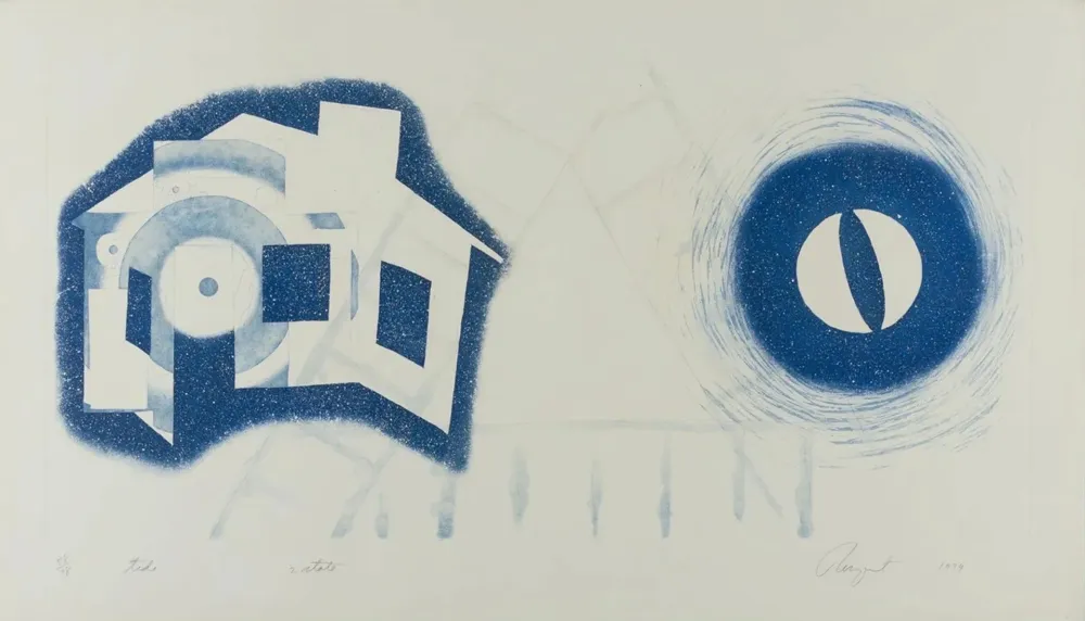 Ets En Aquatint Rosenquist - Tide