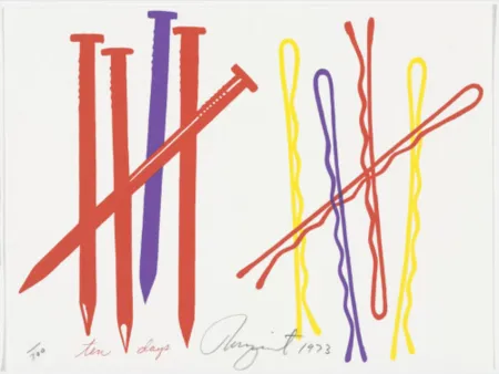 Zeefdruk Rosenquist - Untitled from The New York Collection for Stockholm