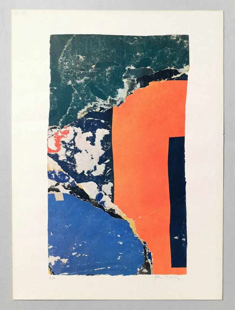 Lithografie Rotella - Composizione