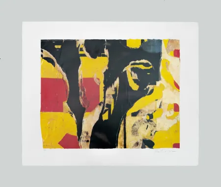 Zeefdruk Rotella - Composizione astratta