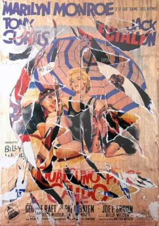 Zeefdruk Rotella - Dame del Ritmo (Marilyn Monroe)