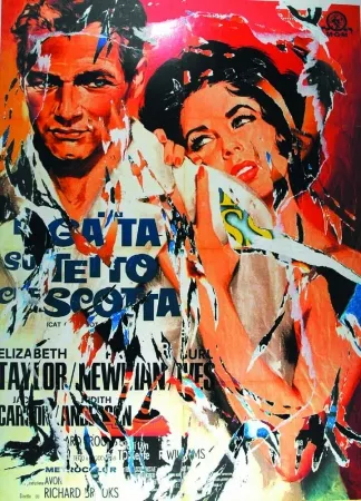 Zeefdruk Rotella - La gatta sul tetto che scotta