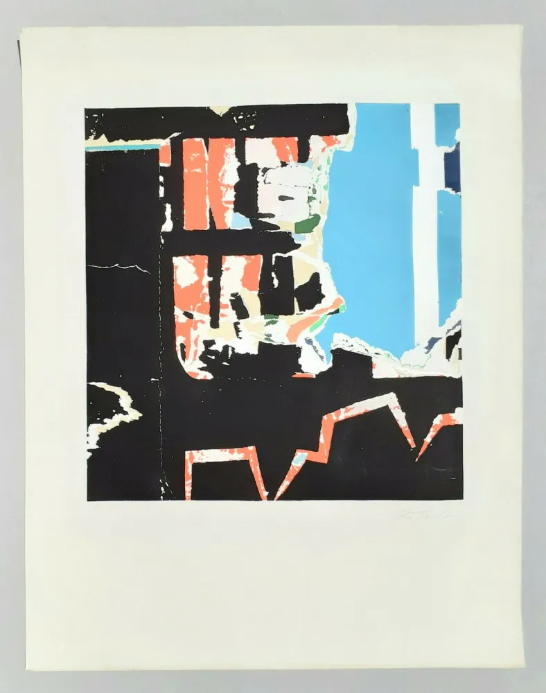 Lithografie Rotella - Manifesto