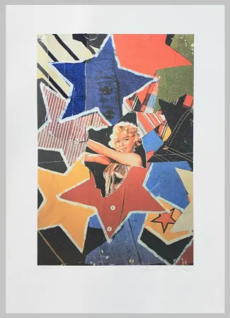 Lithografie Rotella - Marylin Monroe
