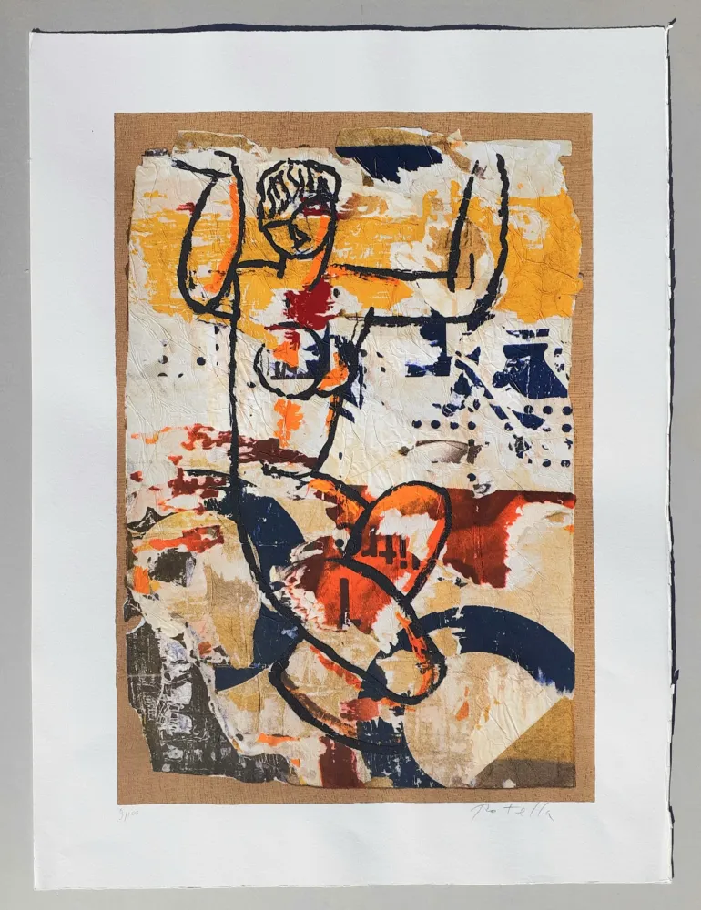 Zeefdruk Rotella - Modigliani