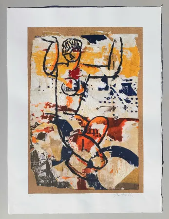 Zeefdruk Rotella - Modigliani