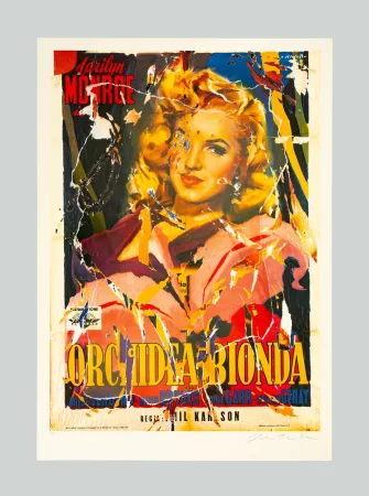 Zeefdruk Rotella - Orchidea bionda