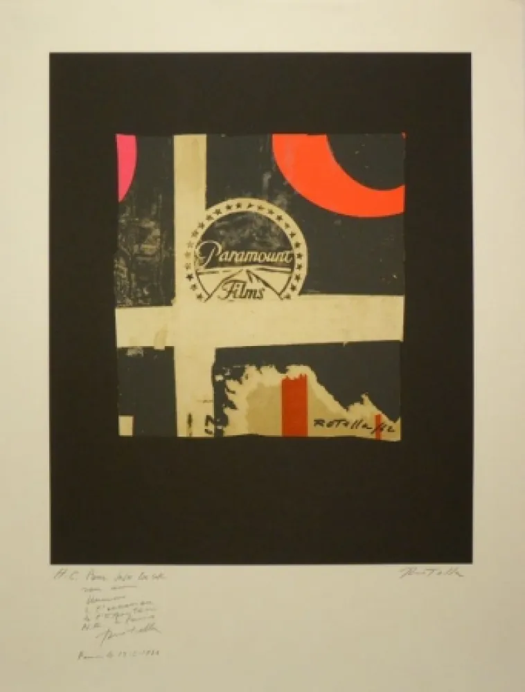 Lithografie Rotella - Paramount Films
