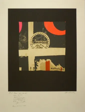 Lithografie Rotella - Paramount Films