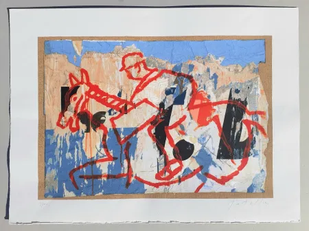 Zeefdruk Rotella - Primo Futurismo