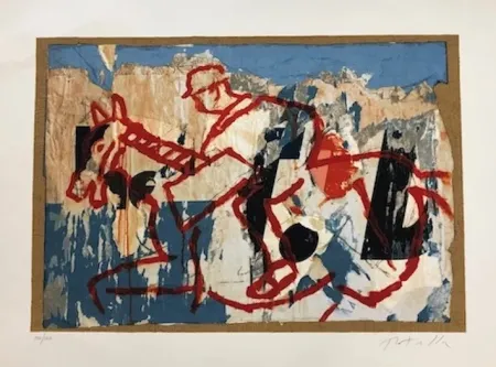 Zeefdruk Rotella - Primo futurismo