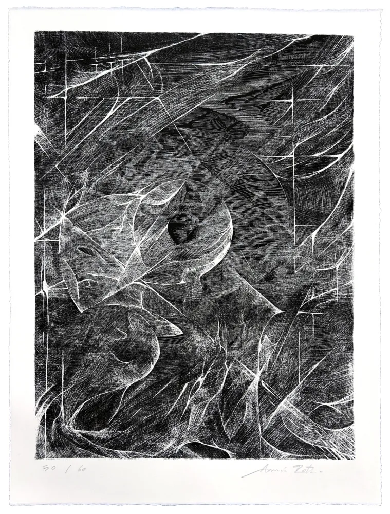 Lithografie Rôti - Soleil d'hiver