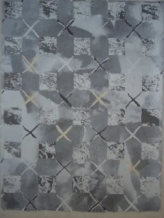 Zeefdruk Rouan  - La peau du Ciel 1