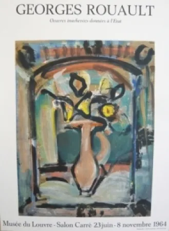 Poster Rouault - Affiche Musée du Louvre 