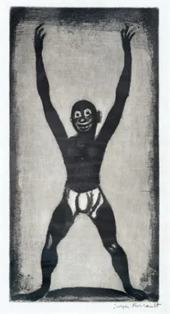 Ets En Aquatint Rouault - Bamboula