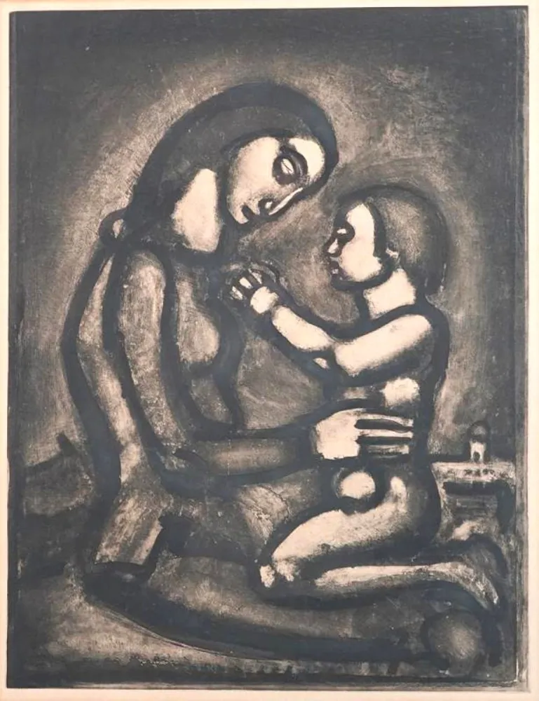 Aquatint Rouault - Bella Matribus Detestata
