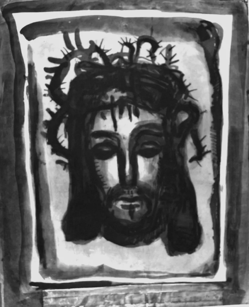 Aquatint Rouault - C'est par ses meurtrissures que nous sommes guérisse