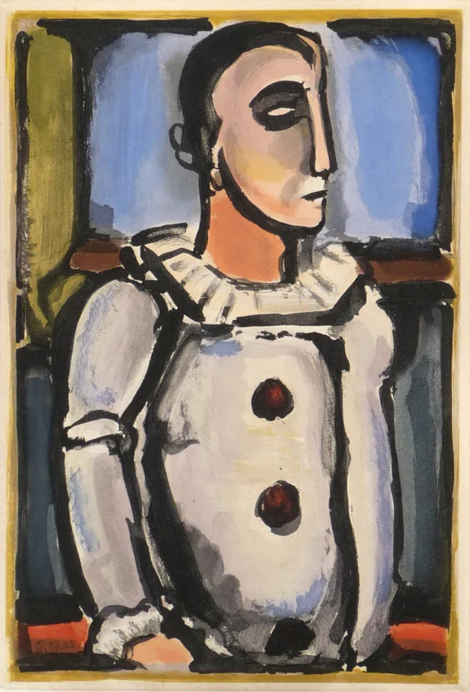 Ets En Aquatint Rouault - Cirque de L’Etoile Filante: Pierrot