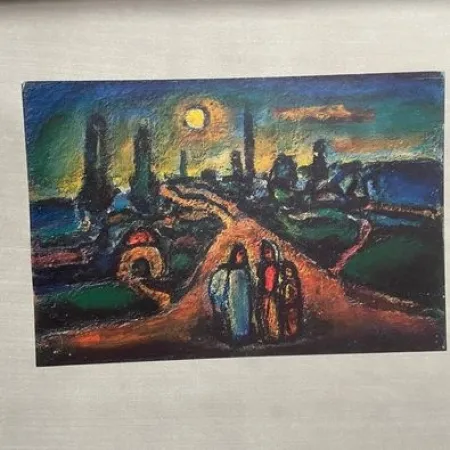 Heliogravure Rouault - Crepuscule
