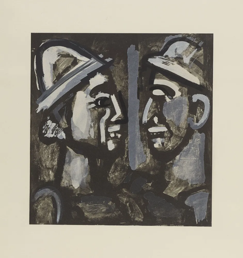 Lithografie Rouault - FACE A FACE, 1933 