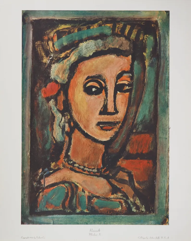 Geen Techniek Rouault - Femme au collier de perles