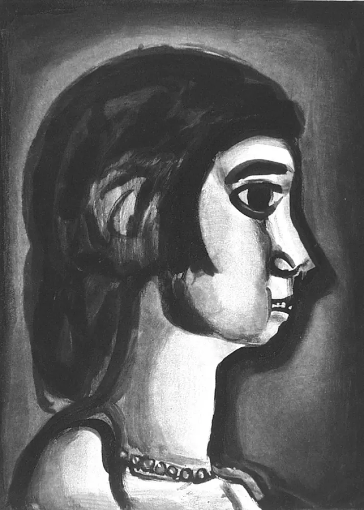 Ets En Aquatint Rouault - Fille dite de joie