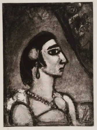 Aquatint Rouault - La Beautè