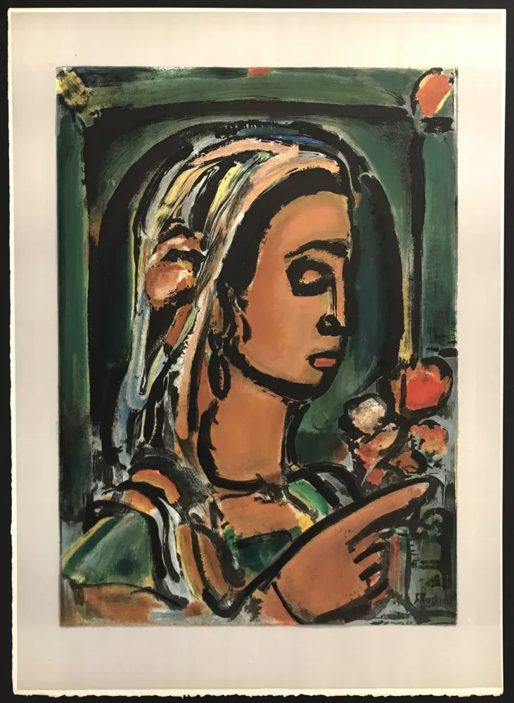 Lithografie Rouault - La Sybille