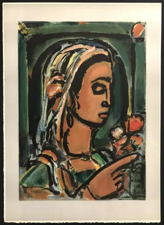 Lithografie Rouault - La Sybille