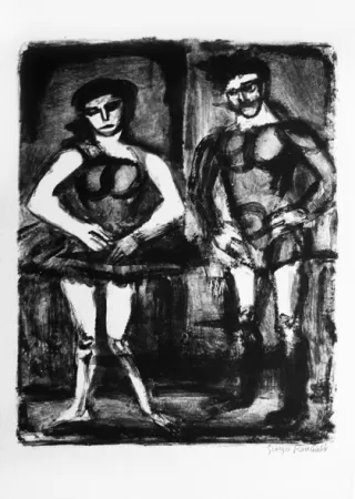 Lithografie Rouault - Le dompteur