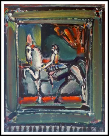 Lithografie Rouault - L'écuyère