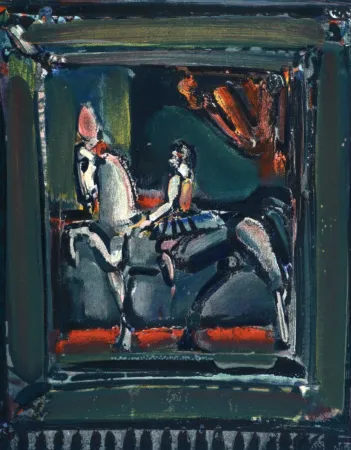 Lithografie Rouault -  L'Écuyère (The Circus Rider), 1971