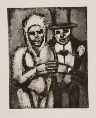 Aquatint Rouault - Les deux bonnes soeurs