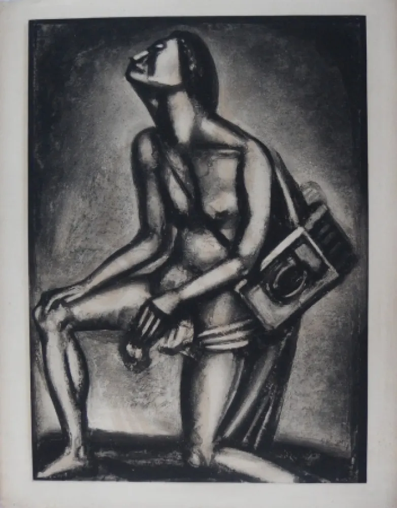 Ets En Aquatint Rouault - Life is full of tears