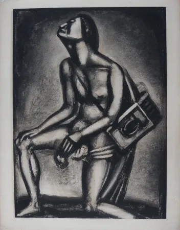 Ets En Aquatint Rouault - Life is full of tears