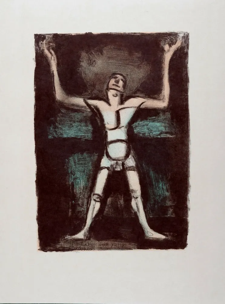 Lithografie Rouault - Notre Dame