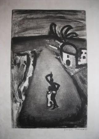 Ets Rouault - Paysage Tropical